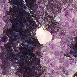 Pendentif QUARTZ ROSE