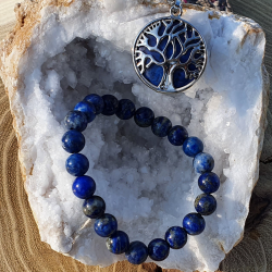 PARURE CABOCHON LAPIS LAZULI