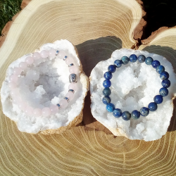 DUO Quartz Rose - Lapis Lazuli